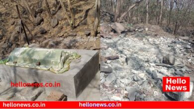 Photo of अतिक्रमण हटाव : वर्धनगडावर दर्गा परिसरात पोलिस बंदोबस्तात मोहिम