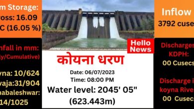 Photo of कोयना धरणात पावसाचा जोर मंदावला, जिल्ह्यात पेरण्यांना वेग