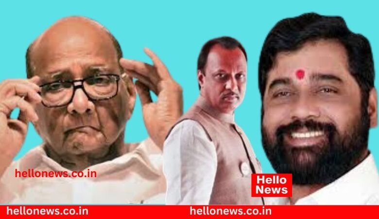 Sharad Pawar, Ajit Pawar and Eknath Shinde