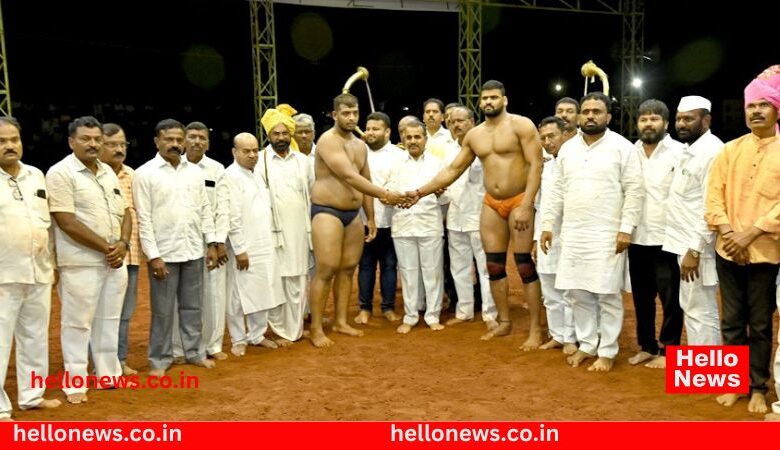 Sahyadri Sugar Factory wrestling match