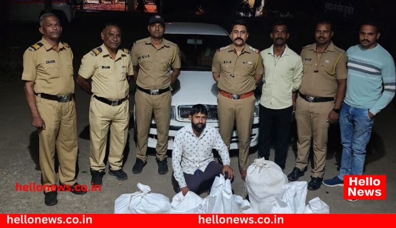 Kudal- Panchgani caught illegal Gutkha