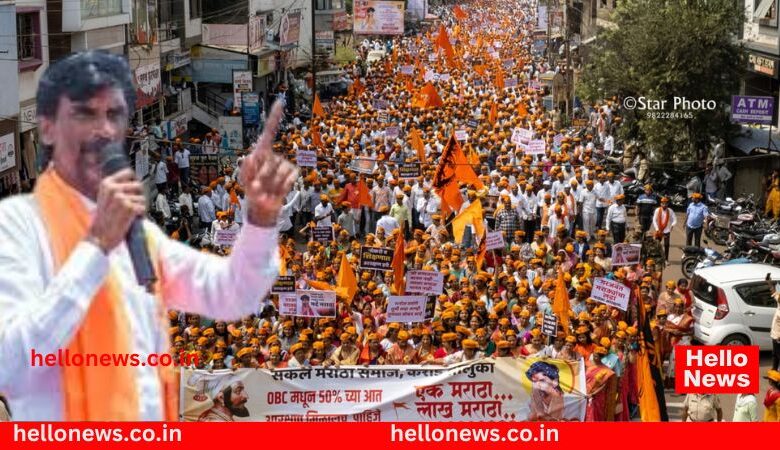 Manoj Jarange Patil Maratha hunger strike