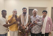 Photo of भाजपा किसान मोर्चाचे प्रदेशाध्यक्ष रामकृष्ण वेताळ यांचे नांदेडमध्ये उत्स्फूर्त स्वागत